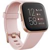 Fitbit Versa 2 Health & Fitness Smartwatch (NFC), Petal Pink - Copper Rose Aluminum