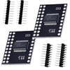 GERUI 2 pezzi MCP23017 I2C CJMCU-2317 interfaccia seriale 16 bit I/O Expander modulo port expander con interfaccia seriale I2C, interfaccia I2C ad alta velocità compatibile con Arduino