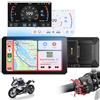 BOUWOIMA Schermo Carplay Moto per BMW con Nativo Wonder Wheel, Wireless CarPlay e Android Auto, 7 Pollici Impermeabile Touchscreen, Bluetooth, Lettura Dati in Tempo Reale (TPMS/RPM)