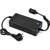 PORFOYO Convertitore di tensione 15 A/12 V, in metallo, nero, adattatore di alimentazione, trasformatore di sicurezza riduttore, DC 12 V 15 A 180 W, per auto, frigorifero, casa