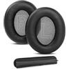 HAIZEEN Aggiornato Cuscinetti per cuffie e Imbottitura per archetto per Life Q20BT Compatibile con Anker Soundcore Life Q20BT Q20 Cuffie(Pelle proteica e Schiuma memory Cuscinetti di ricambio per cuffie)