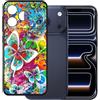 KJYFOANI per Apple iPhone 17 Pro (6.30) Cover, Nero Morbido Silicone Ultra Sottile TPU Protezione Case, Antiurto Anti-Graffio Bumper Custodia per - Libertà colorata