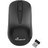 MediaRange MROS209 mouse ottico senza fili 3 pulsanti nero