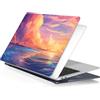 FFBOFFC Cover Compatibile con MacBook Pro 15 Pollici con Retina Display 2015 2014 2013 2012 Rilascio Modello A1398, Plastica Protettiva Custodia Rigida Case, Cielo viola