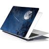 FFBOFFC Cover Compatibile con 2026-2021 Macbook Pro 16 pollici M5 M4 M3 M2 M1 A3429 A3428 A2485 A2780 A2991 A3186 A3403, Custodia Rigido Protettivo con Macbook Pro 16, Meteora al chiaro di luna