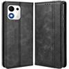 MOJIA Cover per Honor 600 Smart 5G, PU Custodia Antiurto Resistente ai Graffi, Custodia Flip Portafoglio per Telefono con Supporto e Slot per Schede. Nero