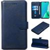 Generico Custodia Compatibile con OPPO A9 / A5 2020 / A11/ A11X CPH1931 CPH1933 PCHT30 COVER protezione display lcd STAND flip LIBRO magnetica GEL TPU portafoglio porta carte eco pelle taschini vano card blu