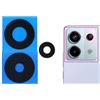 XoTek Set di ricambio per fotocamera in vetro per Xiaomi Redmi Note 13 Pro 5G - Lente per fotocamera compatibile con Redmi Note 13 Pro 5G in stile originale posteriore di ricambio lente in vetro nero