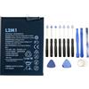 L2M1 Batteria HB386589ECW compatibile con Huawei Nova 5T YAL-L21 YAL-L61 YAL-L61D YAL-L71 3750mAh 14.33Wh 3.82V con kit attrezzi cacciaviti smontaggio montaggio