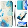 VQWQ Custodia per Oppo Reno 8T 4G Portafoglio in pelle Portacarte Flower-