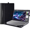 xisiciao Custodia per laptop Lenovo Yoga 9 2 in 1 14IMH9 e Yoga 9i 2 in 1 14 pollici Gen9 [non per Yoga Pro 9 Series], custodia protettiva in pelle PU con portapenne (grigio scuro)