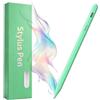 SBPEN Penna per Samsung Galaxy Tab A11+Plus/A11/A9+/A9, penna digitale per tablet Android, precisa senza ritardo, accensione/spegnimento con un clic, lunga durata della batteria (verde)