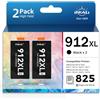 INK4U Cartucce 912XL Nero (con Chip, Alta Capacità) Compatibile per HP 912 XL Nero Compatibili con HP Officejet 8012, 8014, 8015, 8017, OfficeJet Pro 8022, 8023, 8024, 8025 (912XL Nero x 2)
