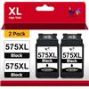 ONLYU PG-575 PG-575XL Nero Cartucce d'inchiostro Sostituzione per Canon 575XL Nero Canon 575 XL PG575 PG575XL per Canon PIXMA TR4756i TR4755i TS3752i TS3550i TS3551i TS3750i TR4750i TR4751i (2 Nero)