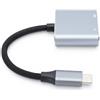 Sxhlseller Occhiali da USB C a AR e Adattatore di Ricarica, Carica e Riproduci, Supporta Fino a 100 W PD Ricarica Rapida, 4K 60 Hz, Compatibile con Steam Deck, Switch, ROG Ally
