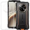 KJYFOANI per Doogee Fire 7 (6.56) Custodia, Trasparente Morbido Silicone Protettiva Case, Ultra Sottile Anti-Graffio TPU Bumper Cover per - Trasparenza