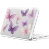 FFBOFFC Cover Compatibile con MacBook Pro 15 Pollici con Retina Display 2015 2014 2013 2012 Rilascio Modello A1398, Plastica Protettiva Custodia Rigida Case, Farfalla viola