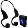 Generic Cuffie wireless a conduzione ossea con microfono per ascolto TV e perdita dell'udito, ideali per anziani e anziani