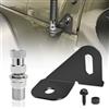ADTOPI JL CB - Supporto antenna con filettatura standard 3/8 x 24, supporto antenna CB per lato conducente con kit adattatore a vite SO-239 compatibile con Jeep Wrangler JL JLU e Gladiator JT