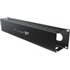 Stalflex Cable management organizer cavi 19 Pollici 2U - Realizzato in acciaio - Canalina passacavi per fili, strisce di cavo - Mantenere armadio di rete pulito e ordinato