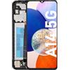 OnlyTech - Schermo LCD completo con telaio assemblato di ricambio per Samsung Galaxy A14 5G (SM-A146B)