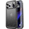 SPORTLINK Cover per iPhone 18 Pro & 17 Pro Impermeabile 360 Antiurto, Nero | Militare Protettiva Rugged Resistente Custodia Antipolvere Subacquea IP68 Waterproof, Fotocamera/Schermo Doppia Protezione