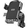 ZLLkeji Manubrio Supporto Cellulare Bicicletta Universale 360° Rotabile Porta Cellulare Bici Da Corsa Con Ganci Supporto Telefono Moto Per 4.7-7.2 Smartphone Nero