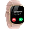 STECEi Smartwatch, Ricezione chiamate Bluetooth, 112 modalità sport, Orologio fitness, IP68 impermeabile, Rosa