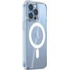 PhoneThrone Custodia Magnetica Compatibile con MagSafe con HaloLock con iPhone 17 Pro Max Antiurto, Resistente all'Ingiallimento, Retro Resistente ai Graffi, Trasparente (IPHONE 17 Pro Max)