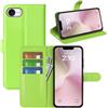Fertuo Cover per iPhone 17e, Custodia Portafoglio Cover a Libro in Pelle Flip Case Sottile con Silicone Bumper, Fibbia Magnetica, Porta Carte e Kickstand, Verde
