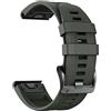 NotoCity Cinturino Quickfit 22mm per Garmin Fenix 7/6/5/7 Pro/6 Pro/5 Plus/8 47mm,Con Garmin Forerunner 945/955/965/970/E 45mm/Approach S60/S62/S70 47mm(Verde militare)