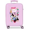 Disney Joumma Bags - Valigia per bambini realizzata in ABS, materiale rigido e leggero, ruote doppie, chiusura a combinazione laterale, motivo: Topolino Minnie e ro, Minnie e ro, Talla única
