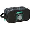 safta MINECRAFT SCREEN - Scarpiera media, multiuso, portatodo, sport, extraculare, calcio, comodo e versatile, 29 x 14 x 15 cm