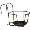 Dehner fiore pentola titolare per il balcone, 33 x 26 x 30 cm, nero