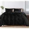 LINENWALAS Set completo da letto 4 pezzi in 100% Tencel Lyocell - 1 copripiumino, 1 lenzuolo con angoli elasticizzati e 2 federe, Set di copripiumino in lyocell di alta qualità con effetto di