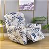 WWQQKJ Copripoltrona Relax reclinabile Elasticizzata, 1 2 3 posti Copridivano Poltrona Relax Antiscivolo Copertura Fodera per Poltrona reclinabile con Tasca(G,1 Seat (4pcs))