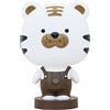 NELQUIEORA LAMPADA DA COMODINO, DA TAVOLO, L' ACCHIAPPASOGNI TEDDY MARRONE CON ACCENSIONE TOUCH