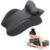 JOVELL Cuscino a Cuneo in Memory Foam per Posizione Prona, Cuscino da Lettura per Testata del Letto, Cuscino da Letto per Sedersi, Sollievo dal Dolore alla Schiena, Collo e Gambe, Ideale per Coppie