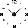 Retoo Orologio da parete Flat Mute Decor Regalo Home Office Casa Casa Ristorante, Ufficio e Hotel, Orologi da parete su una parete del