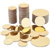 PH PandaHall PH PandHall 120pz Specchi Rotondi Dorati per Artigianato, 3 Dimensioni Piastrelle Specchio Autoadesive Cerchi Specchio Acrilico Artigianale Cerchi Specchio Piccolo per Artigianato Arti Progetti