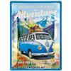 Nostalgic-Art Targa retrò, 30 x 40 cm, VW Bulli - Ready for a new Adventure - Idee regalo bus Volkswagen, Official License Product (OLP), in metallo, design vintage