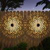 WANWEN Decorative Solar Mandala Lights, Luci Solari per Recinzione Giardino, Luci Decorative per Esterni Impermeabili, adatte a Giardini, Patii, Cortili, Vasi di Fiori e Recinzioni