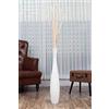 Leewadee Vaso da Terra Grande 85 cm Legno di Mango Pampas & Fiori Secchi