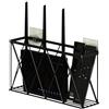 PZPIUGY Modem da Parete, Router Box, Scatola Immagazzinamento da Parete, Organizzatore Cavo Router Wi-Fi Multifunzionale(Black)