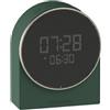 KREAFUNK Sveglia Ivy con luce di risveglio simulata all'alba, altoparlante Bluetooth, display LED, senza fili, resistente all'acqua, verde nordico