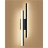 Oraymin Applique a LED 12W, 40cm Lampada da parete moderna, Lampada a LED Bianco caldo 3000K, 1450LM Illuminazione indiretta per camera da letto, soggiorno, corridoio, tromba delle scale