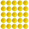 SMTCM 25 Pompon di Carta Velina, Fiori Colorati Fatti a Mano, Decorazioni per Matrimoni, Palline, Pom Poms, Ghirlanda Decorativa per Compleanno, Baby Shower, Feste, Colore Giallo