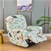 WWQQKJ Copripoltrona Relax reclinabile Elasticizzata, 1 2 3 posti Copridivano Poltrona Relax Antiscivolo Copertura Fodera per Poltrona reclinabile con Tasca(C,1 Seat (4pcs))