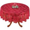 BMIDRUT Tovaglie vintage effetto pizzo lavorate all'uncinetto, in poliestere, stile centrino, rettangolari, tovaglie per matrimoni e feste, decorazione per il tavolo della cucina (rotonde, 180 cm)