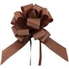 BOLIS 50 coccarde autotiranti granfiocco Nastro 3cm l.130 cm diam.12cm Marrone